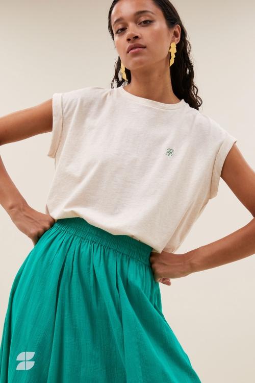 By-Bar Tobi Lucky Everyday Top Damen creme